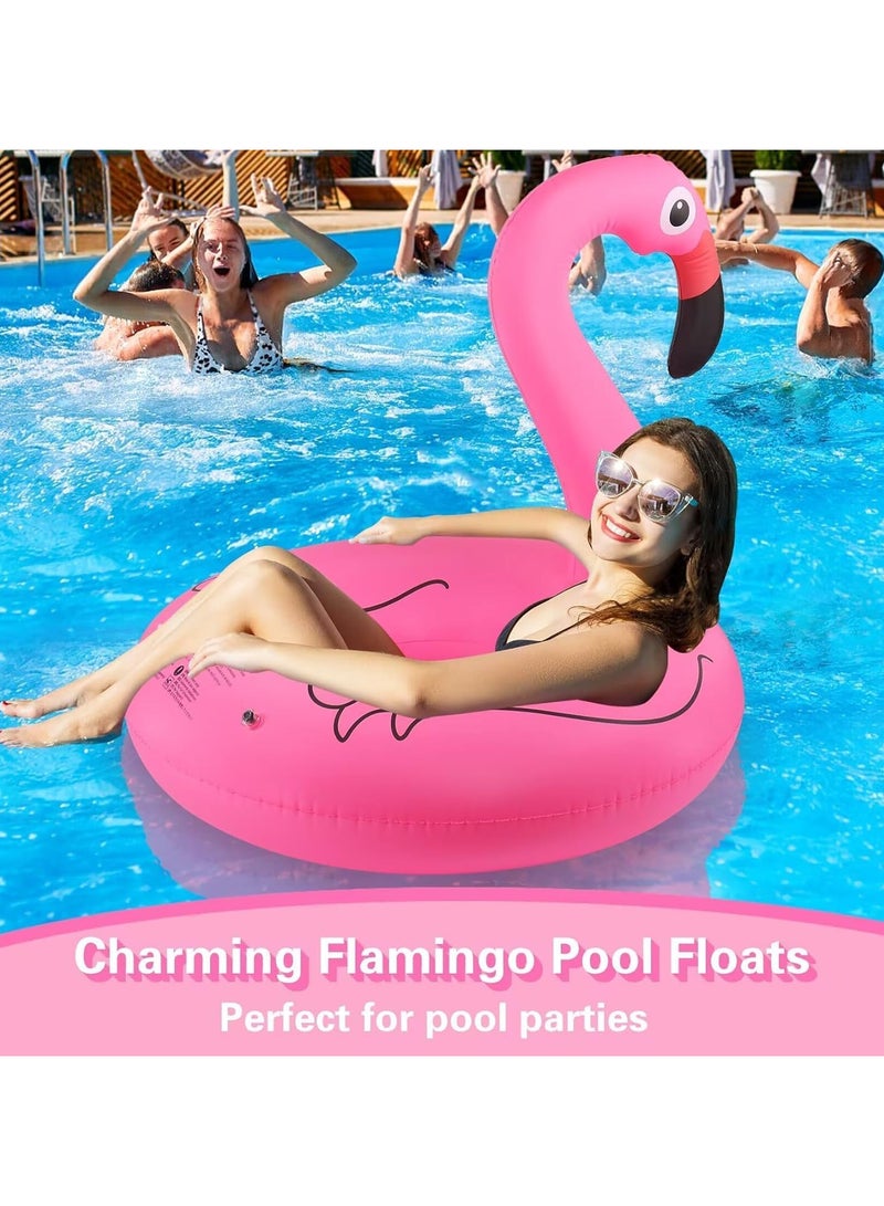 عوامة سباحة كبيرة بشكل فلامنغو وردي – مثالية للبحر، المسبح، والبحيرة.   مصنوعة من مواد قوية وآمنة، بتصميم مريح ومساحة واسعة للجلوس والاسترخاء.   مثالية لالتقاط الصور الصيفية والتمتع بأجواء مرحة مع الأصدقاء أو العائلة. - Image 2