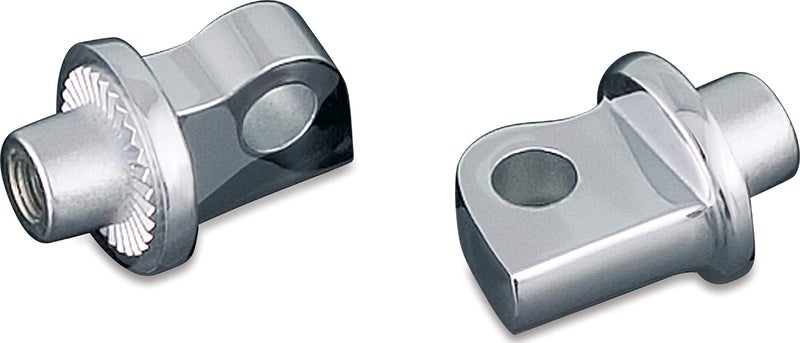 Kuryakyn 8881 Splined Male Mount Peg Adapters for Front/Rear Footpegs and Floorboards: 2010-19 Harley-Davidson Motorcycles, Chrome, 1 Pair - Image 4