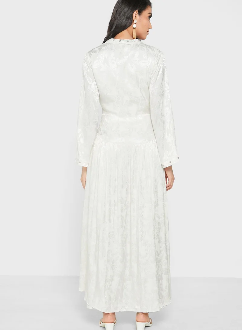 Montania Eyelet Detail Tie Front Cardigan