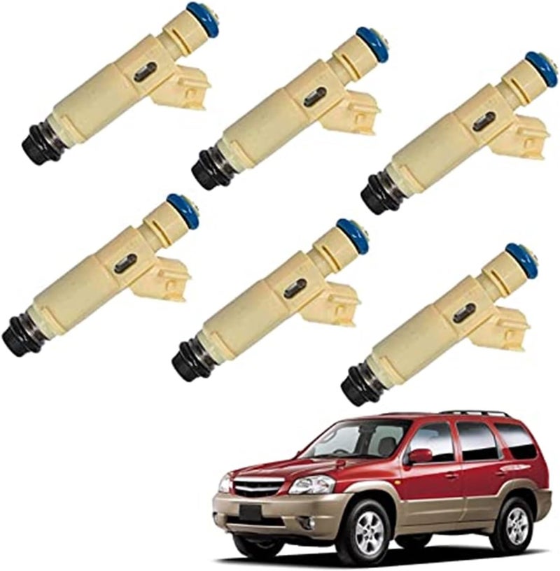 DEMULAX 6Pcs Car Fuel Injector Nozzle for Mercury Sable 3.0L V6 - Image 2