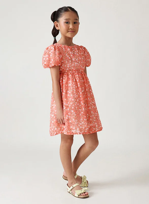 One Friday Floral Coral Dress