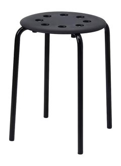 SKY-TOUCH SKY-TOUCH 1pcs Stackable Marius Stool, Durable Plastic & Steel, Lightweight, Space-Saving, Anti-Slip Legs, Holds Up to 80kg, Ideal for Indoor/Outdoor Use–Home,Office,Bar,School,Lab  - Image 1