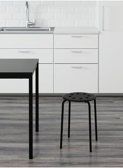 SKY-TOUCH SKY-TOUCH 1pcs Stackable Marius Stool, Durable Plastic & Steel, Lightweight, Space-Saving, Anti-Slip Legs, Holds Up to 80kg, Ideal for Indoor/Outdoor Use–Home,Office,Bar,School,Lab  - Image 3