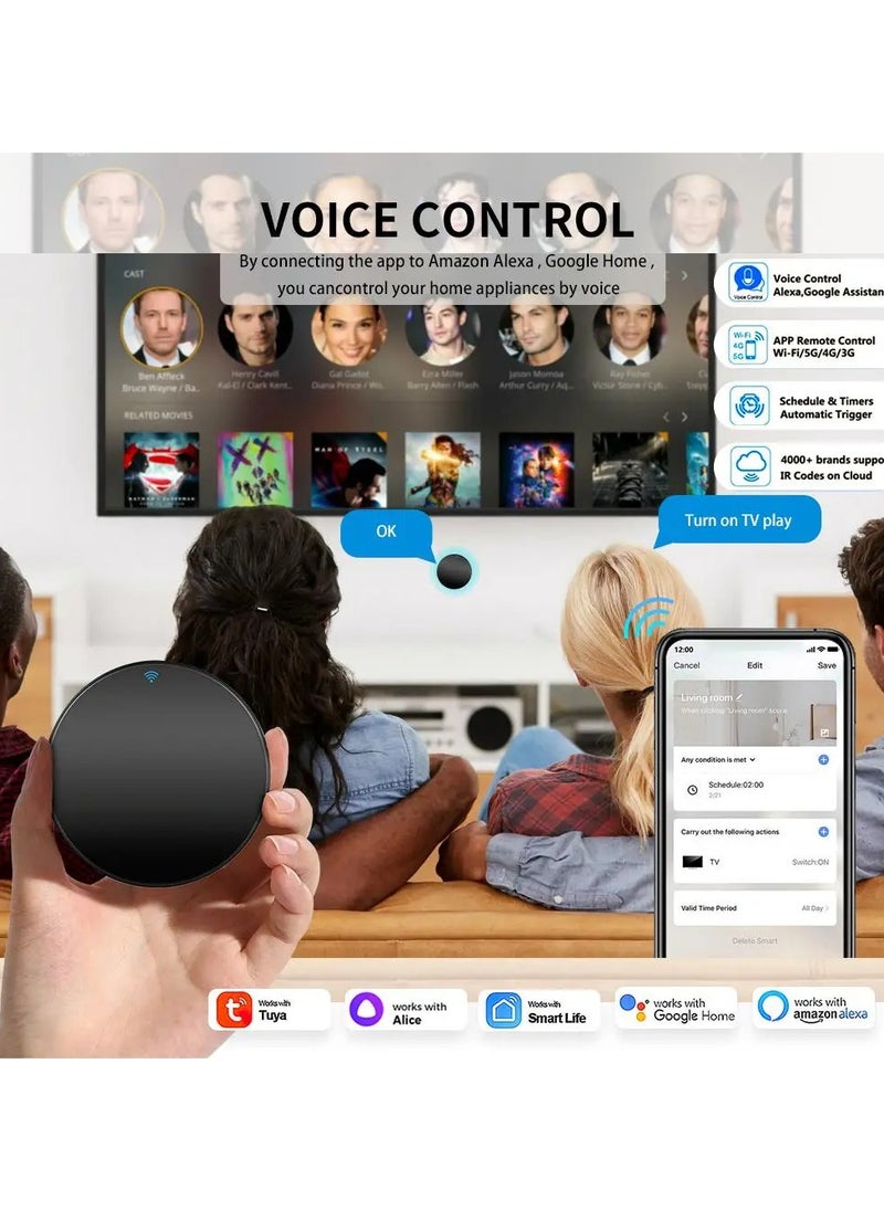 Generic - Smart Wifi IR Remote Controller Tuya Infrared Universal Remote Controller for Smart Home Control for AC TV Alexa and Google Home Siri Voice Control - Image 1