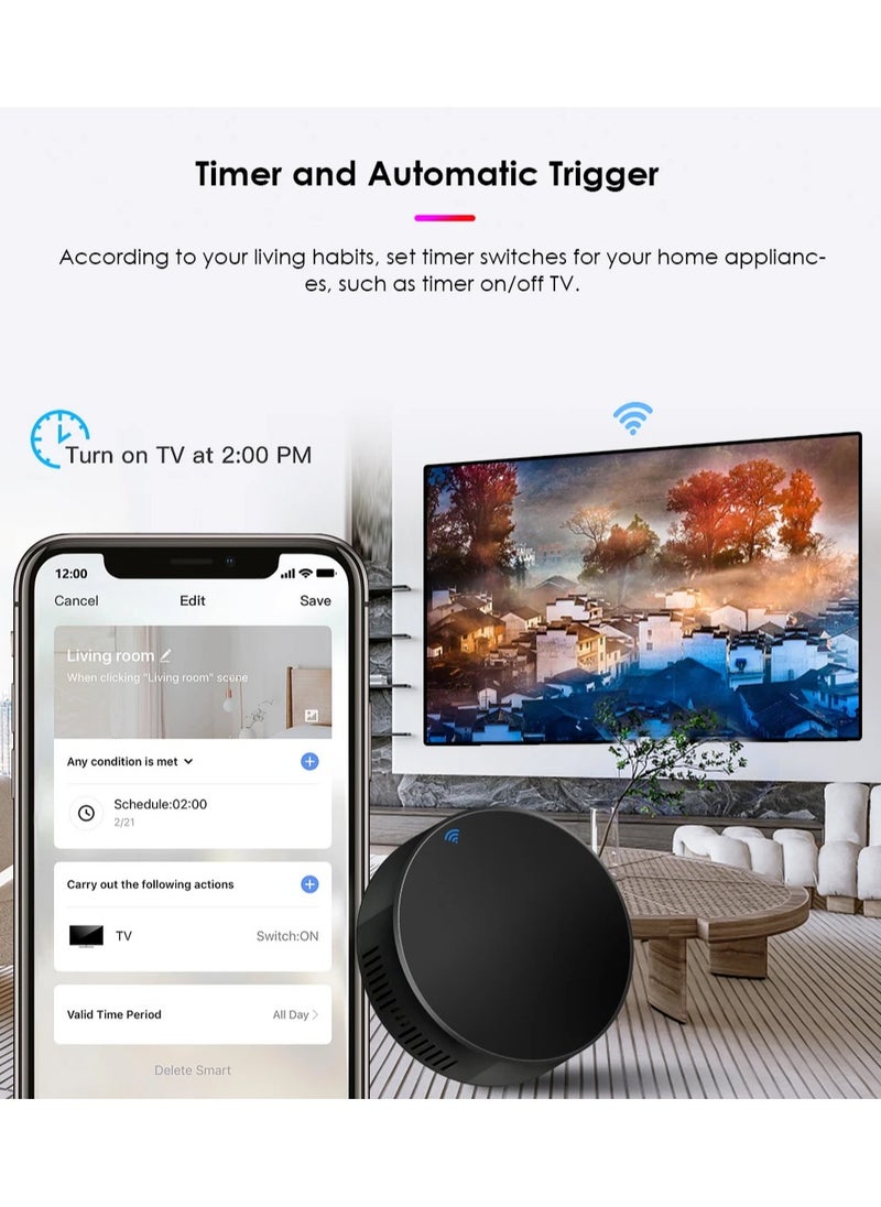Generic - Smart Wifi IR Remote Controller Tuya Infrared Universal Remote Controller for Smart Home Control for AC TV Alexa and Google Home Siri Voice Control - Image 1