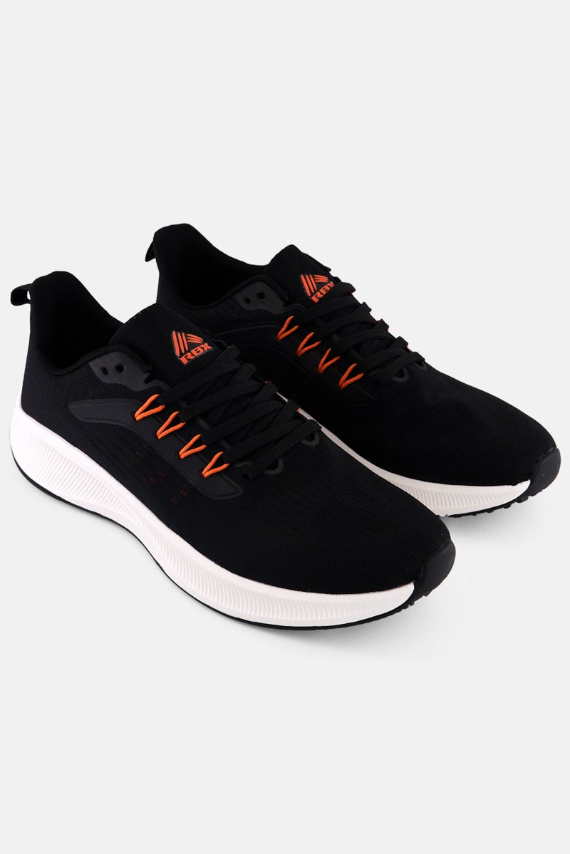 RBX Men Lace Up Training Shoes, Black  - Image 1