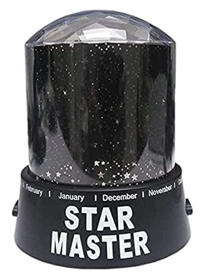 سبيس شوب Star Master Projector LED Night Lamp Black  11 x 11 x 12cm