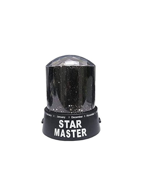 Star Master Projector LED Night Lamp Black  11 x 11 x 12cm