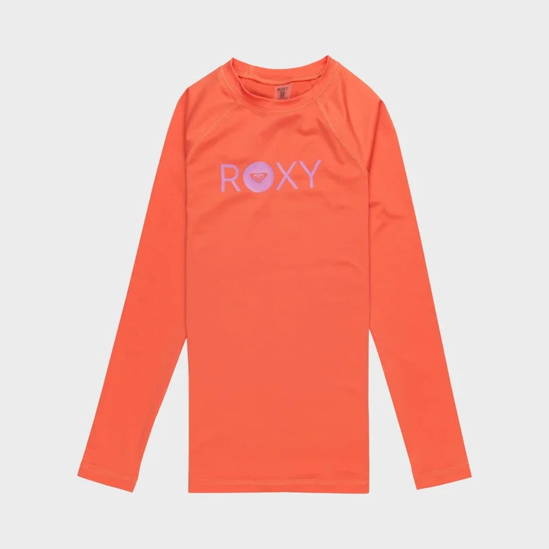 Roxy Essential Long Sleeve Lycra Rash Vest - Kids
