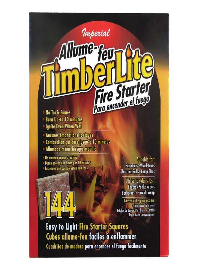 Imperial KK0313 Timberlite Fire Starter, 144 Squares, Brown, 144 Pack - Image 4