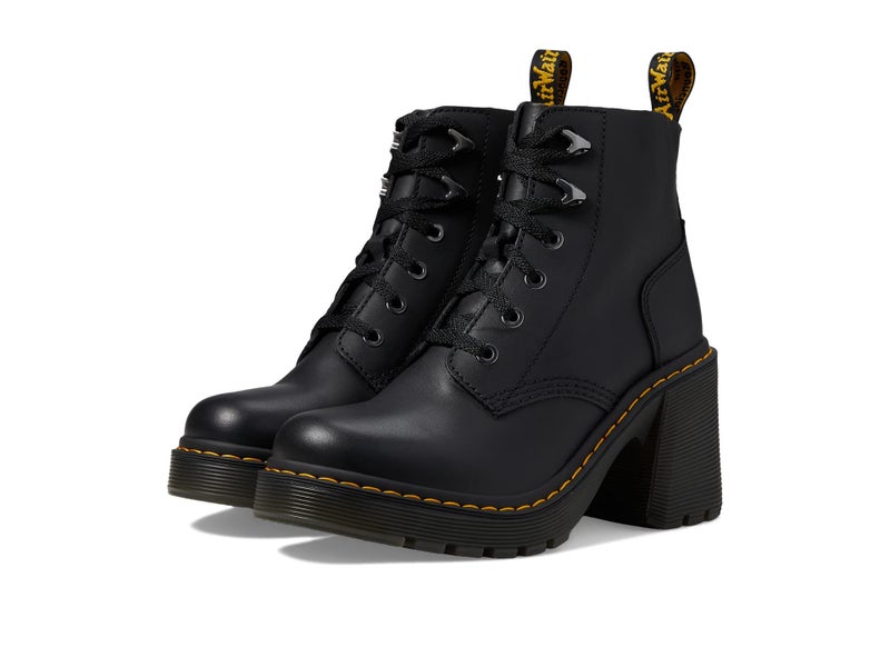 Dr Martens حذاء د. مارتنز النسائي جيسي 6 مزود بأربطة، أسود ساندال، 6 - Image 1