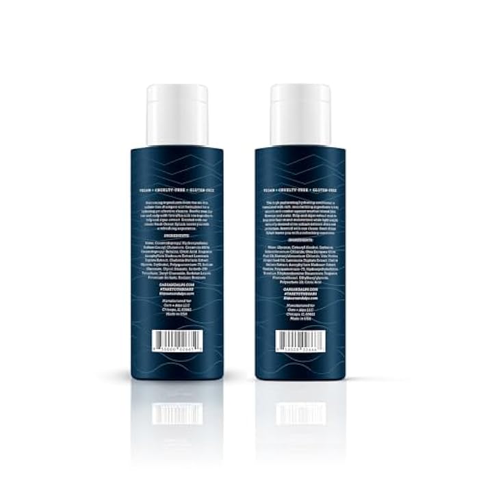 Oars + Alps Men's Sulfate Free Hair Shampoo and Conditioner Set, Infused with Kelp and Algae Extracts, Fresh Ocean Splash, Travel Size 3.4oz Each - Image 4