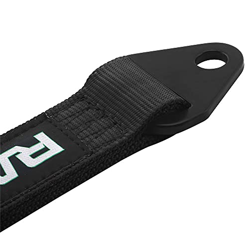 RASTP Limit Strap, Premium Quad Wrap Limit Strap Car Hauler Axle Straps Truck Wrecker Wheel Tie Down Strap with 10,000 Lb Webbing Strength (14 Inch, Black) - Image 3