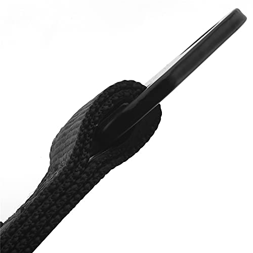 RASTP Limit Strap, Premium Quad Wrap Limit Strap Car Hauler Axle Straps Truck Wrecker Wheel Tie Down Strap with 10,000 Lb Webbing Strength (14 Inch, Black) - Image 4