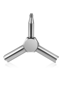 Excefore Electrical Cabinet Key, Triangle Utilities Key, Gas Valve Key for Opening GBB Pistol, for Electric Cabinet Plumbing Valve, Spigots, Silver  - Image 1