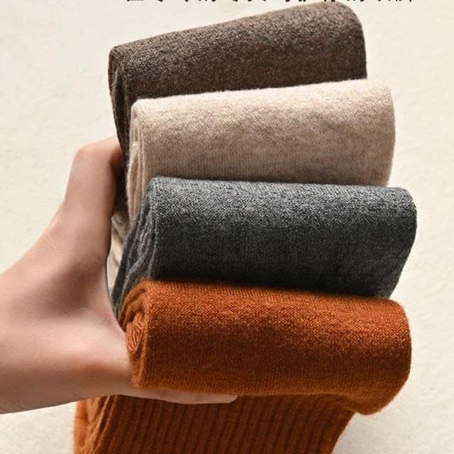 REIL RAID Stripe Warm Woolen Thigh High Knee High Leg Warmer Winter Long Boot Cuffs Socks for Women (Pack of 1), Multicolour - Image 2