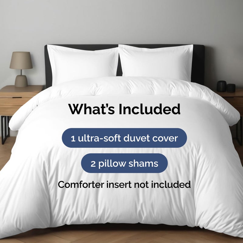 مجموعة حجم الحاف CAL King Size - Cal Size Size Size Size Extra - 104 "X 98" "Cal King Davet Cover W/ 2 Pillow Shams - Easy Care & Fade Free - Cofforter Cover w/ Zipper Clofures & Ties (Red)