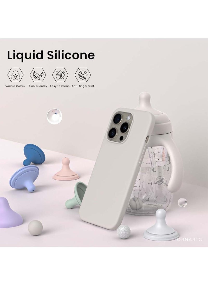 X-level iPhone 15 Pro Mobile Case Cover with Soft Liquid Silicone Protection Anti-Scratch Shockproof Accessories Slim Protective Back Cover with Comfortable Hold Touch Feeling and Anti-fingerprint  - Image 2