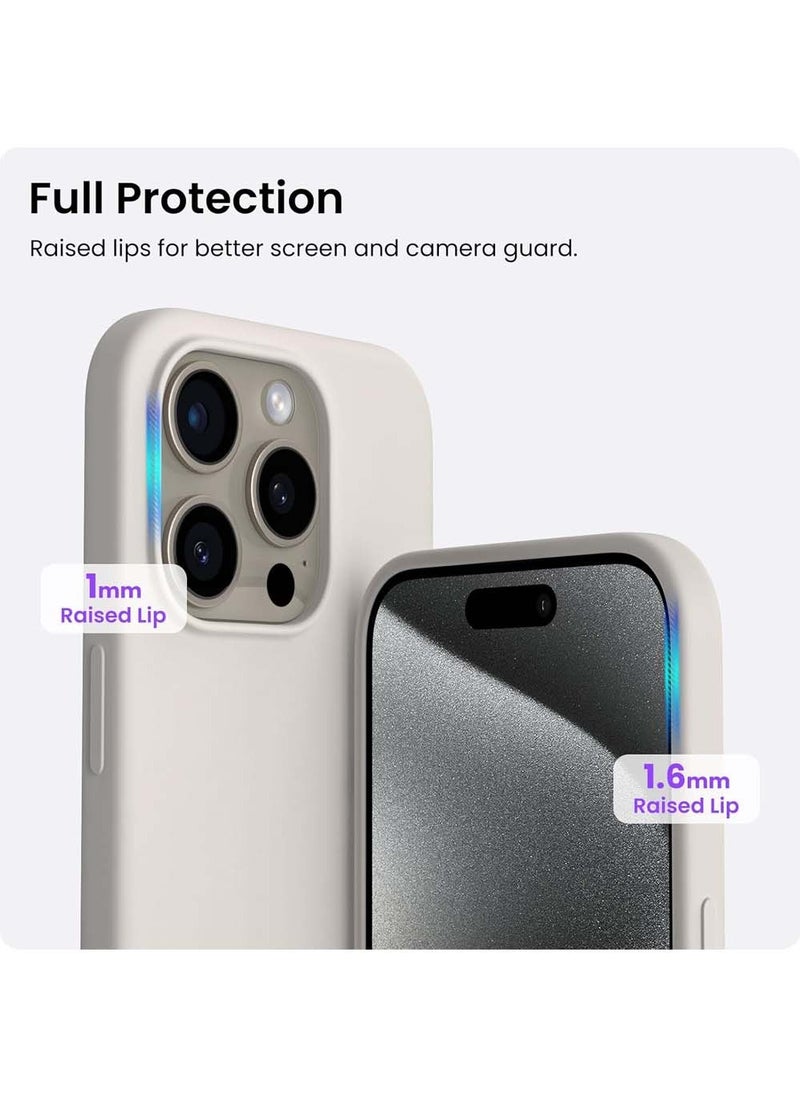 X-level iPhone 15 Pro Mobile Case Cover with Soft Liquid Silicone Protection Anti-Scratch Shockproof Accessories Slim Protective Back Cover with Comfortable Hold Touch Feeling and Anti-fingerprint  - Image 3