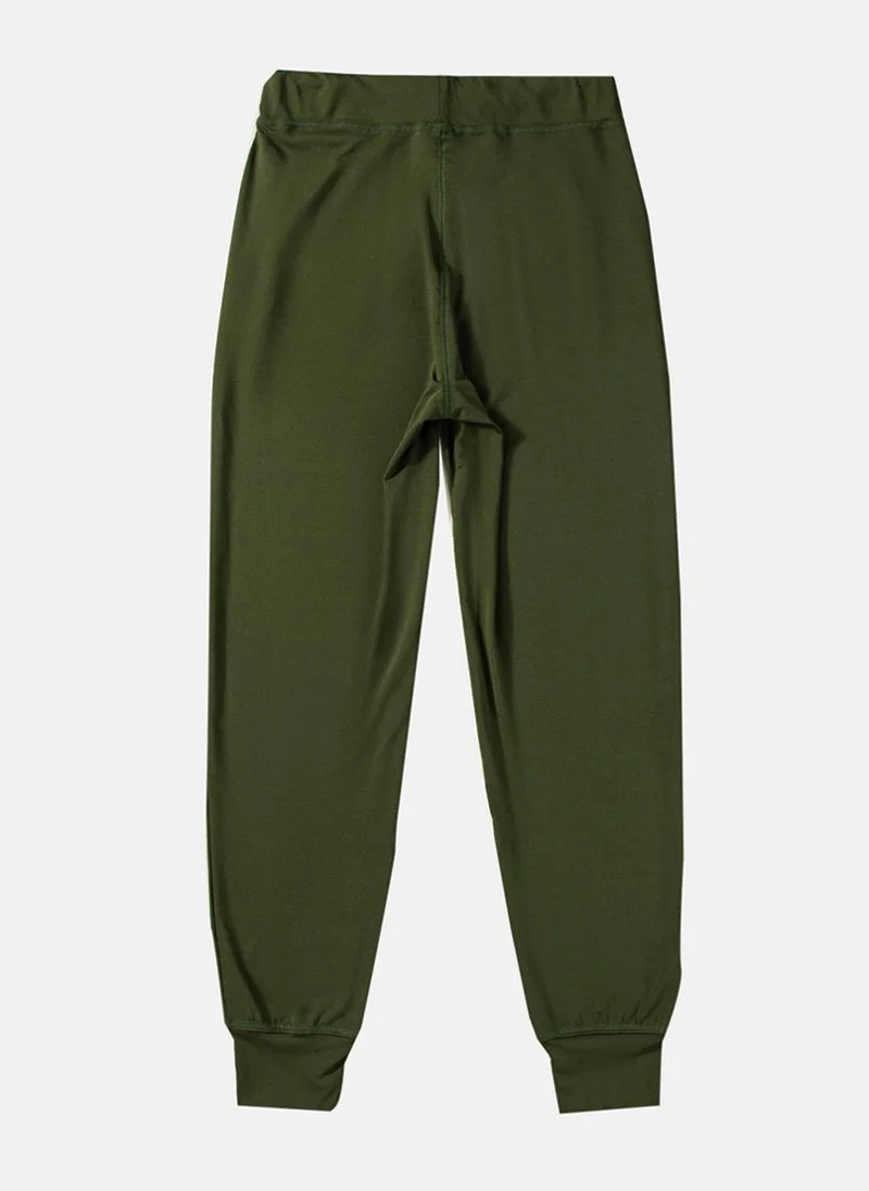 يونيكي Olive Plain Jogger Trouser