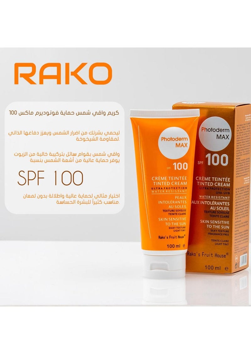 RAKO Photoderm Maxx 100 Sunblock Cream 