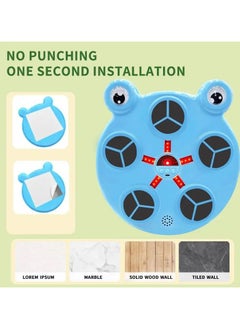 OTTAL Music Boxing Machine, Wall Targets for Boxing Practice, with Bluetooth connection Trainer  Wall Punching Equipment for kids  - Image 5