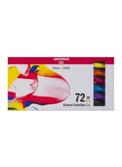 AMSTERDAM Amsterdam ROYAL TALENS STANDARD ACRYLIC COLOR, SET 72X20ML 