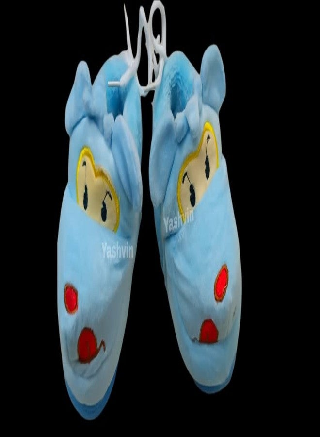 PS SHEVIN New Born Baby Prewalkers Anti Slip Booties Cartoon Face Comfortable Booties/Shoes/Socks for Baby Girl boy/Unisex-Baby Booties 3-12 Months Pack of 1 (Multicolor)_FH211 - Image 2