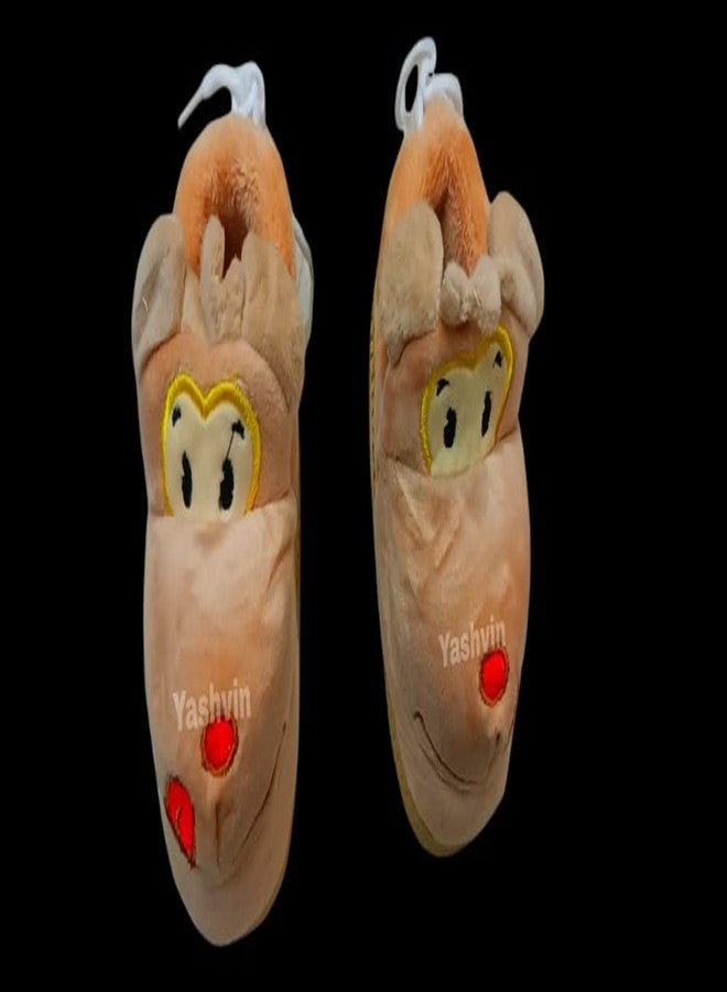 PS SHEVIN New Born Baby Prewalkers Anti Slip Booties Cartoon Face Comfortable Booties/Shoes/Socks for Baby Girl boy/Unisex-Baby Booties 3-12 Months Pack of 1 (Multicolor)_FH211 - Image 4