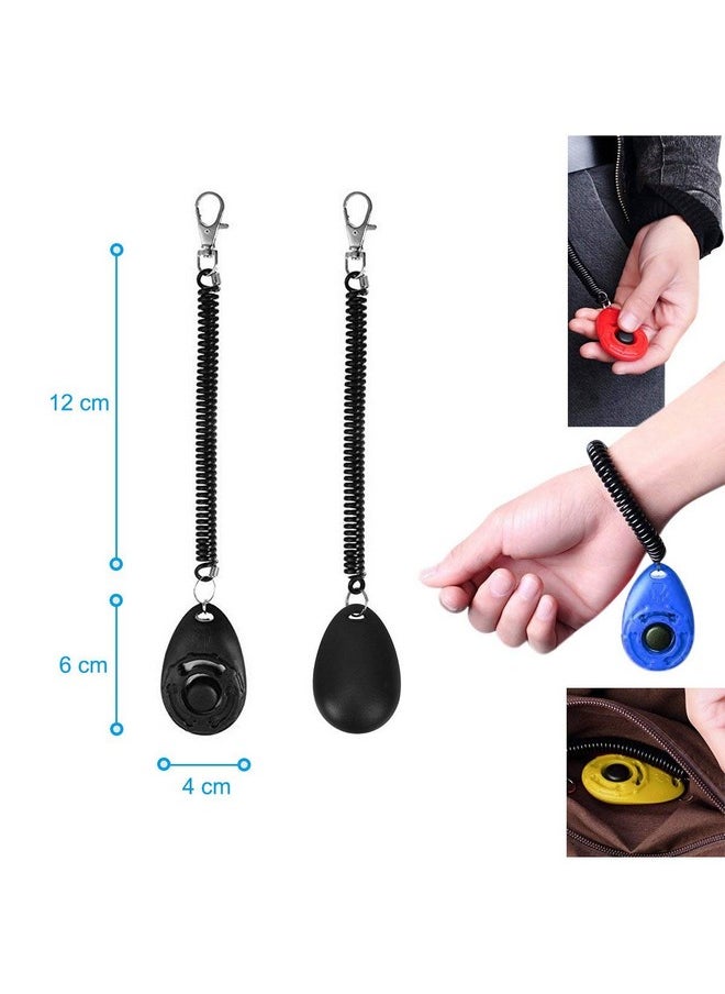 Sage Square Sage Square Pet Training Clicker with Wrist Strap and Strap Hook for Bird/Parrots/Cockatiel/Budgies/African Grey/Cockatoo (Random)  - Image 2