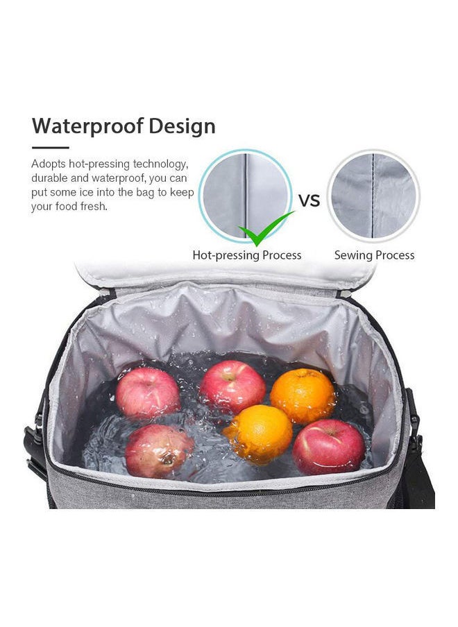 Portable Insulated Reusable Lunch Box Container 15L Capacity