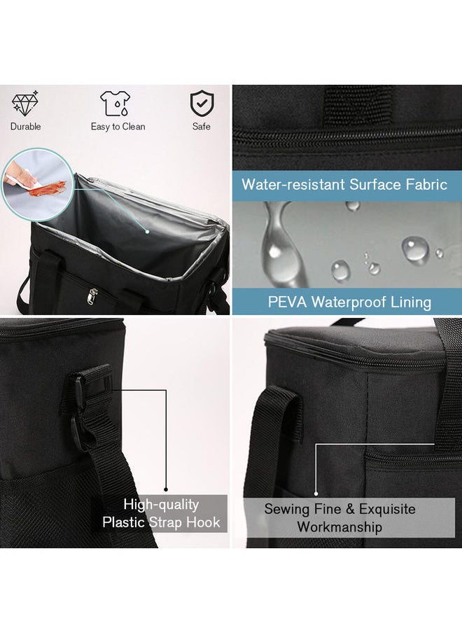 Portable Insulated Reusable Lunch Box Container 15L Capacity