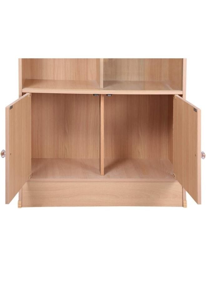 SULSHA Modern Wooden File CABINET & Book Shelf Beige  - Image 4