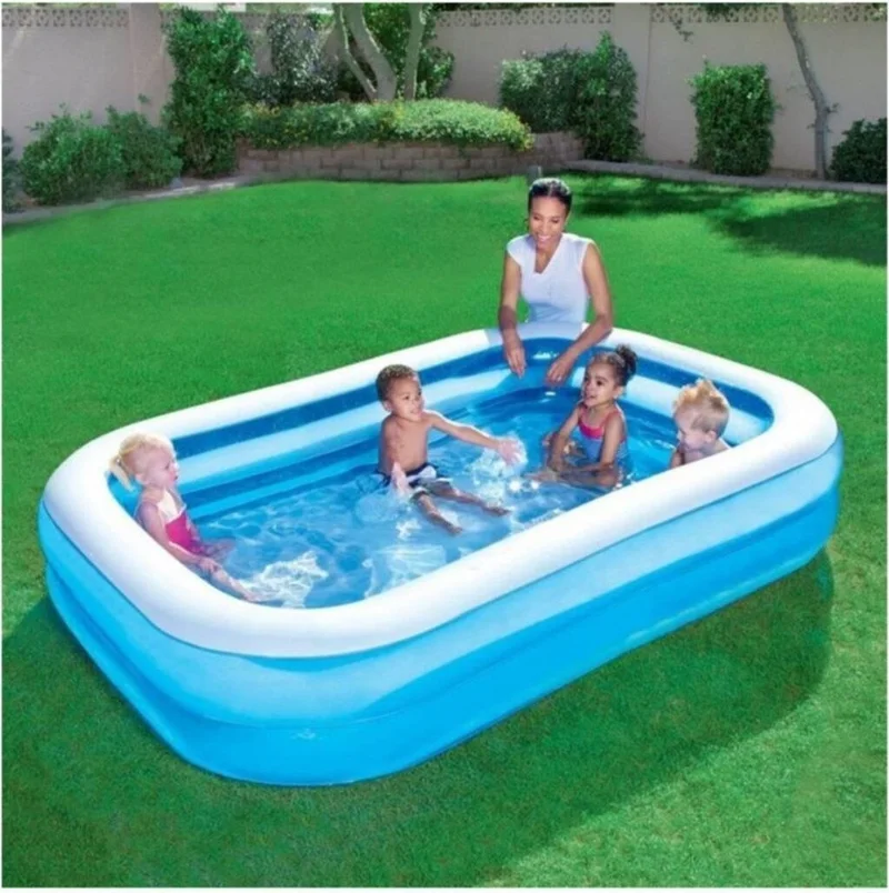 Bestway Inflatable Jumbo Family Pool 12819 + Cover + Pump Set