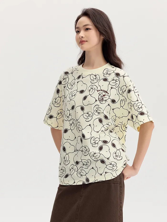 سيمير تيشيرت بنمط طبعات للنساء - Image 3