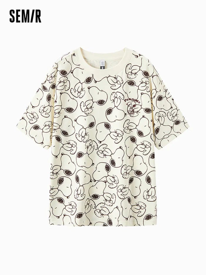 سيمير تيشيرت بنمط طبعات للنساء - Image 5