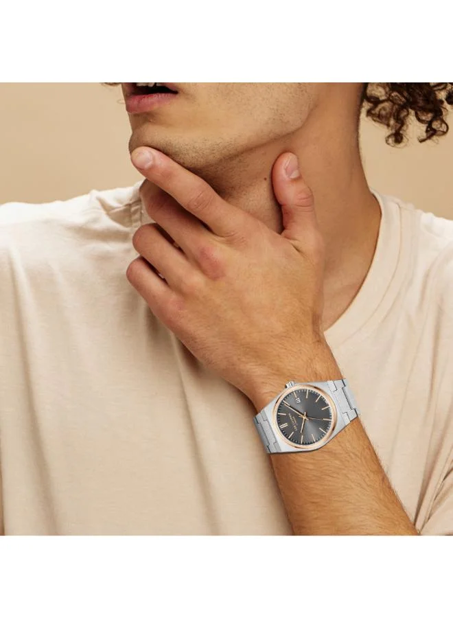 لي كوبر Men's Metal Analog Watch LC08196.560 - 40 mm