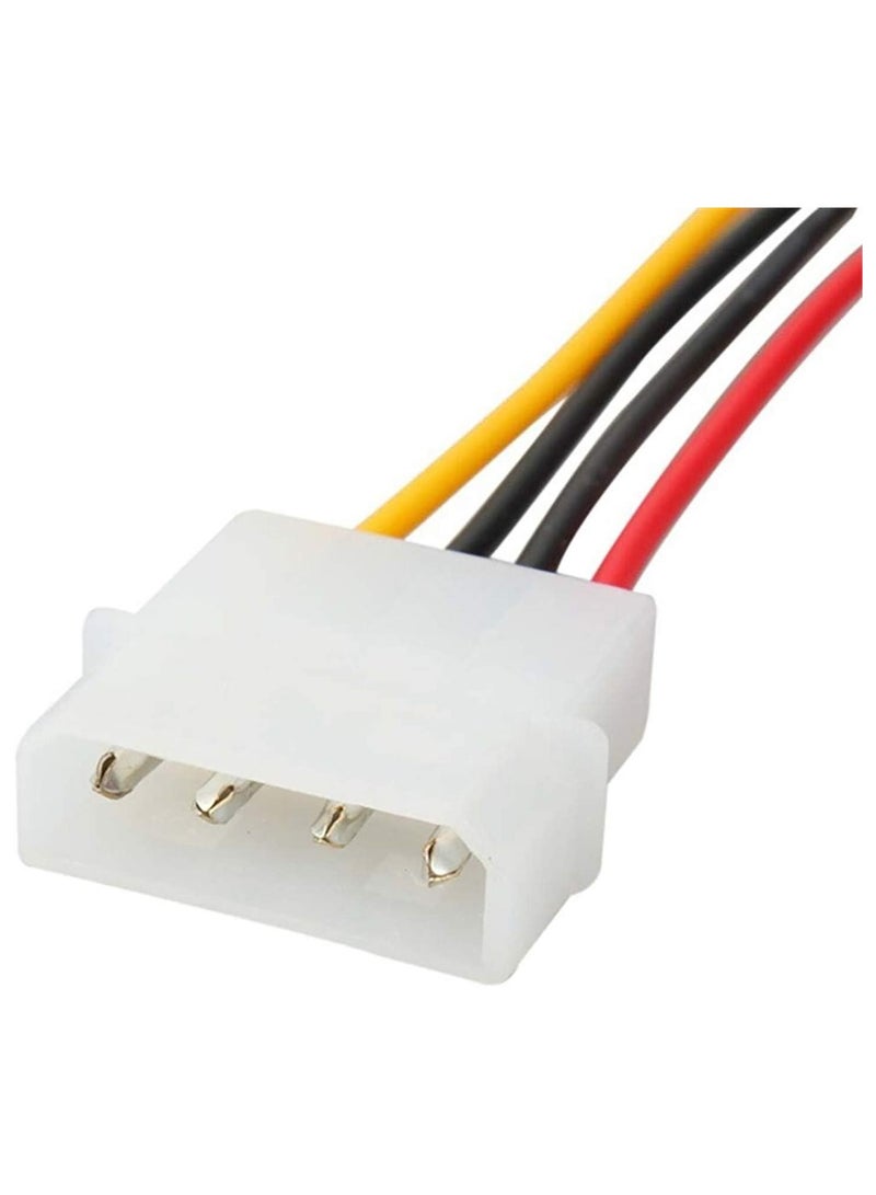 SOLDOUT SATA To IDE Power Cable 4 Pin IDE Male To 15-Pin SATA Female Port Cable (Single SATA) - Image 2