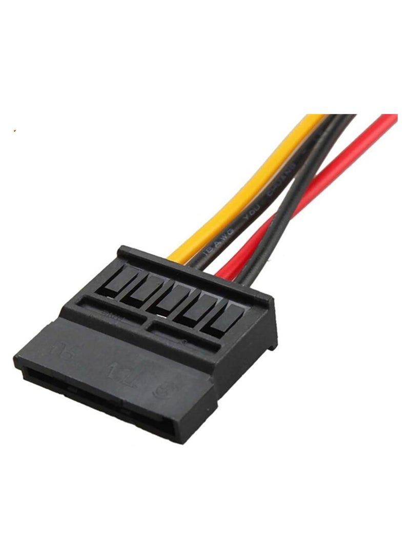 SOLDOUT SATA To IDE Power Cable 4 Pin IDE Male To 15-Pin SATA Female Port Cable (Single SATA) - Image 5