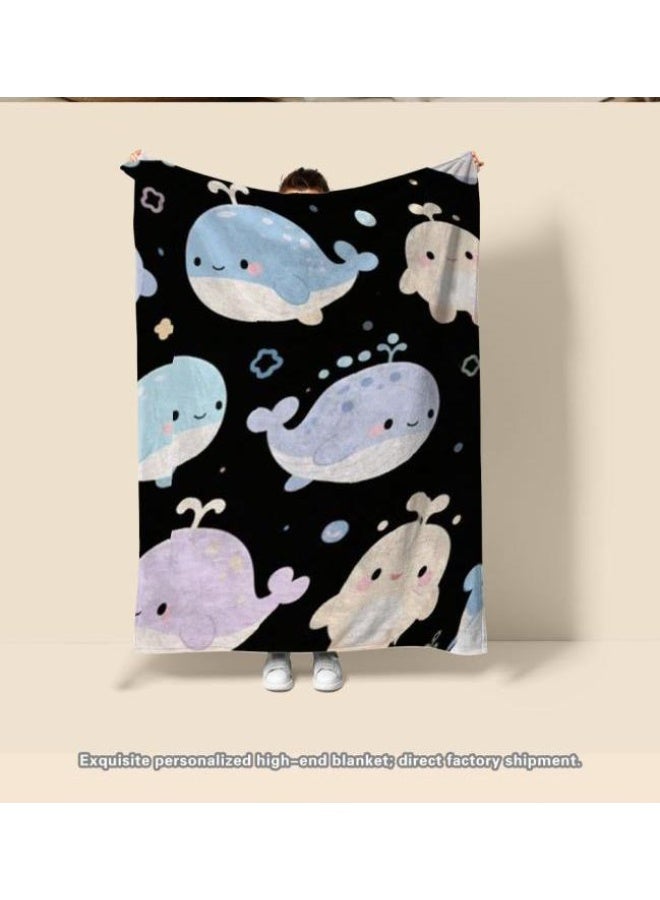 general Baby and children's cartoon flannel thin blanket (warm and comfortable, suitable for sleep, game use) 70cm*100cm - Image 3