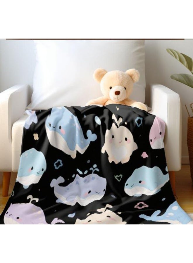 general Baby and children's cartoon flannel thin blanket (warm and comfortable, suitable for sleep, game use) 70cm*100cm - Image 4