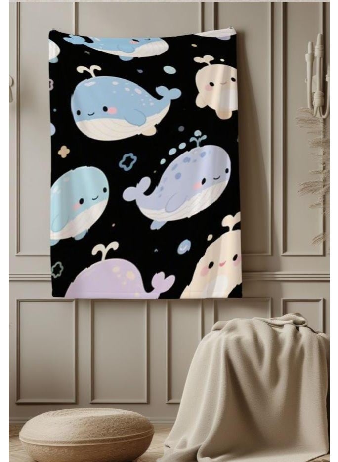 general Baby and children's cartoon flannel thin blanket (warm and comfortable, suitable for sleep, game use) 70cm*100cm - Image 1