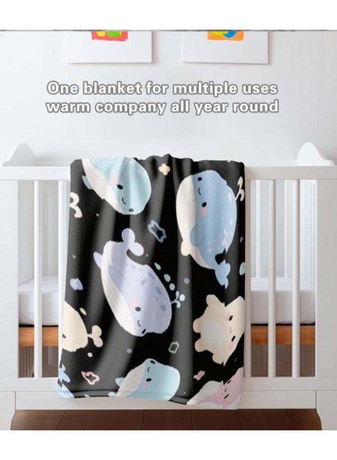 general Baby and children's cartoon flannel thin blanket (warm and comfortable, suitable for sleep, game use) 70cm*100cm - Image 5