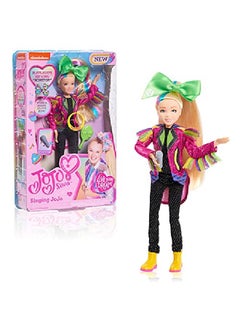 Just Play 10 Inch Singing Doll Sings Hit Song Titled "Nonstop" Pink Jacket With Rainbow Fringe By Just Play  - Image 2