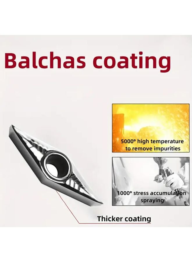 VBGT110302 AK Aluminum Alloy CNC Blade Lathe Tool For Aluminum Copper Wood Plastic - Image 3