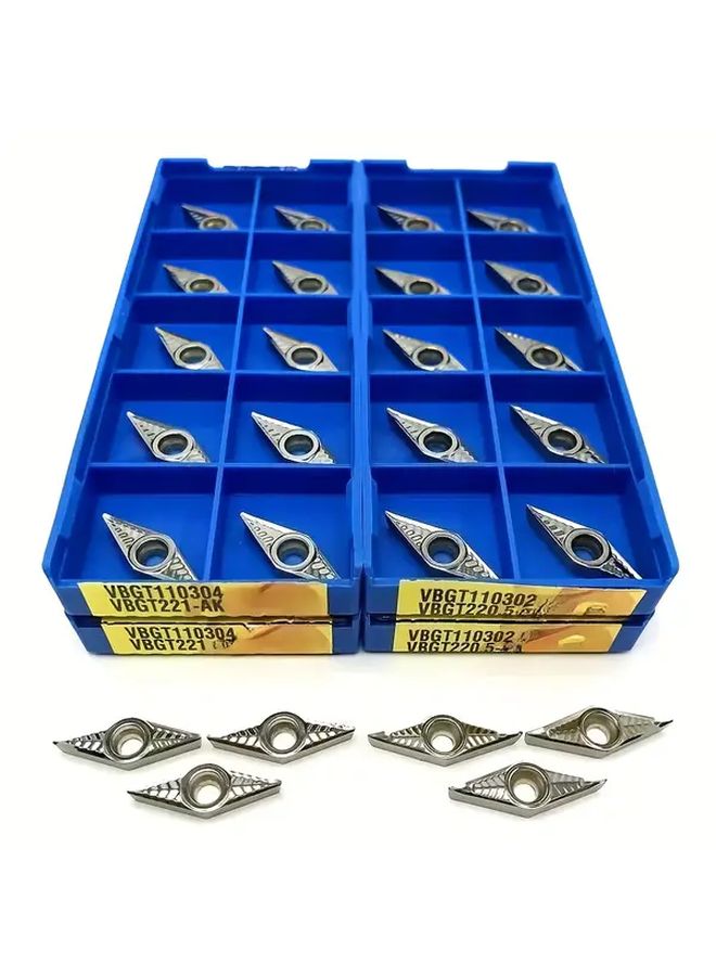 VBGT110302 AK Aluminum Alloy CNC Blade Lathe Tool For Aluminum Copper Wood Plastic - Image 2