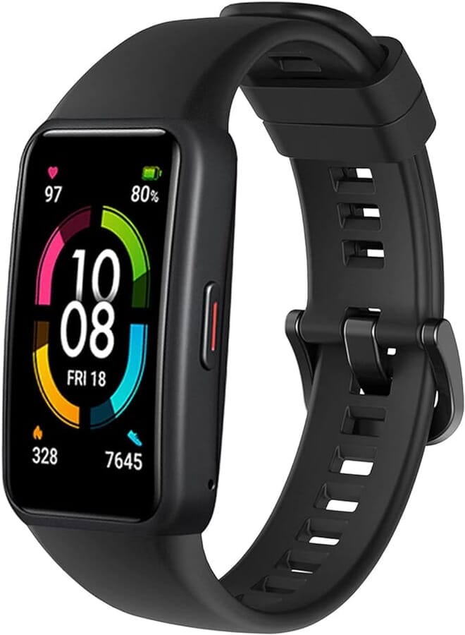 حزام سيليكون GoolRC حزام ساعة ذكية بديل حزام معصم قابل للتعديل للنساء والرجال بديل لـ HONOR Band 6