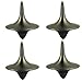 Jinshining 4 Pcs Accurate Spinning TopPortable Precision Metal Premium Exquisite Perfect Balance Desktop Gyro Toys Vintage Totem Zinc Alloy Toy Spinning Top Desk EDC Little Fidget Toy Spinning Tops - Image 2