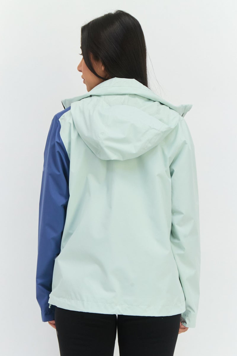 Adidas Women Sportswear Fit Long Sleeves Training Jacket, Mint Green - Image 3