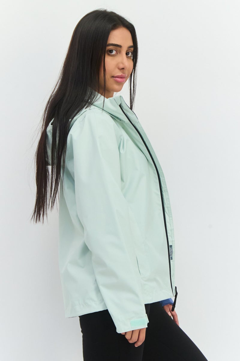 Adidas Women Sportswear Fit Long Sleeves Training Jacket, Mint Green - Image 2